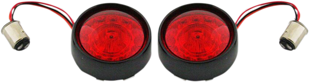 CUSTOM DYNAMICS Bullet Turn Signal - 1157 - Chrome - Red Lens PB-BB-RR-1157CR — image 3