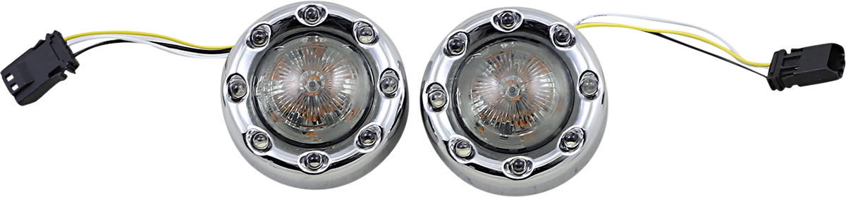 CUSTOM DYNAMICS Bullet Turn Signal JAE - Chrome - Smoke Lens PB-BR-AW-JAE-CS — image 1
