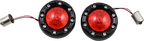 CUSTOM DYNAMICS Bullet Turn Signal 1156 - Black - Red Lens PB-BR-RR 56-BR — image 1