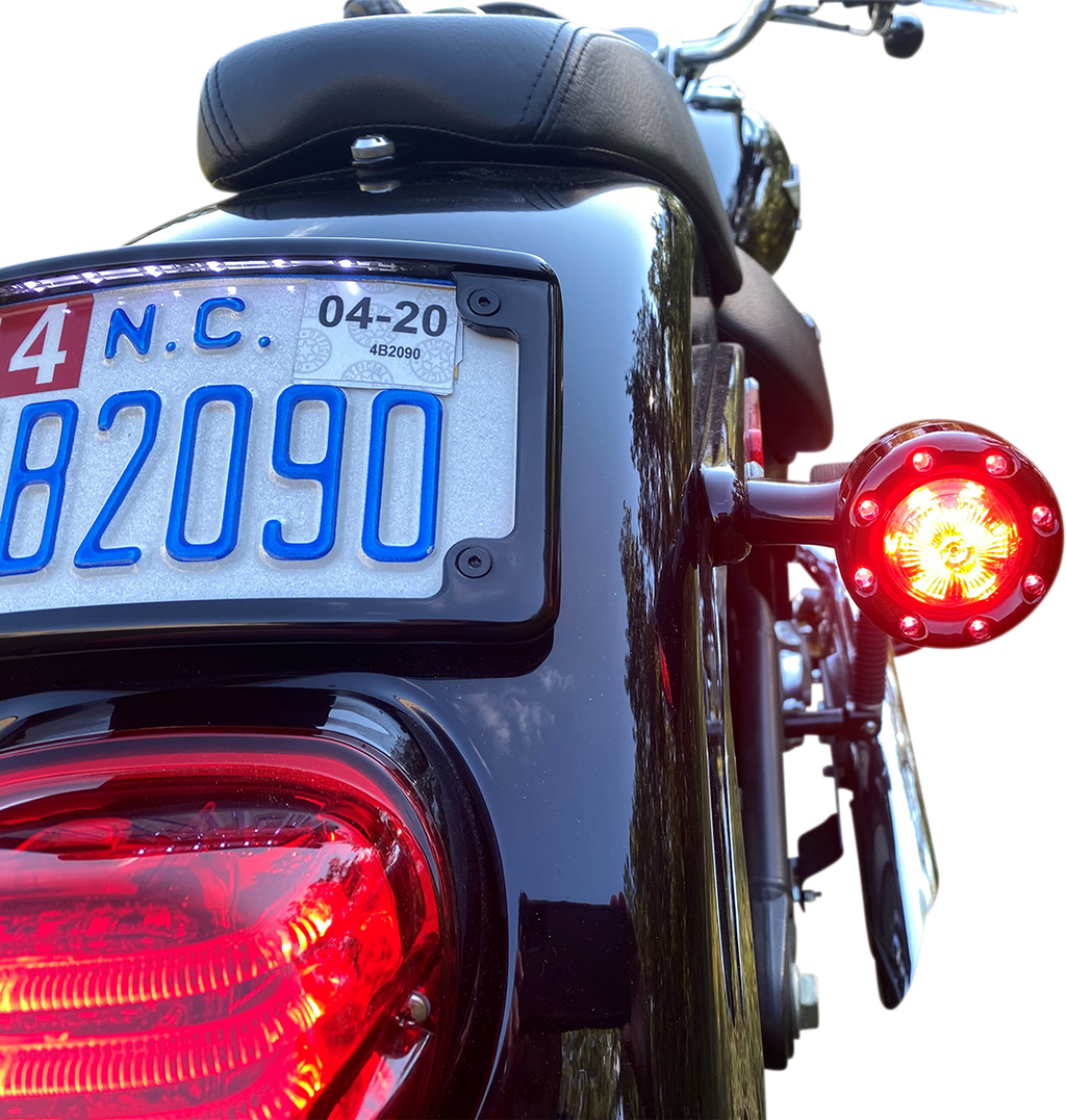 CUSTOM DYNAMICS Bullet Turn Signal 1156 - Black - Smoke Lens PB-BR-RR 56-BS — image 3