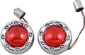 CUSTOM DYNAMICS Bullet Turn Signal 1156 - Chrome - Red Lens PB-BR-RR 56-CR — image 1