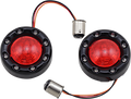 CUSTOM DYNAMICS Bullet Turn Signal 1157 - Black - Red Lens PB-BR-RR-57-BR — image 1