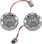 CUSTOM DYNAMICS Bullet Turn Signal 1157 - Chrome - Smoke Lens PB-BR-RR-57-CS — image 1
