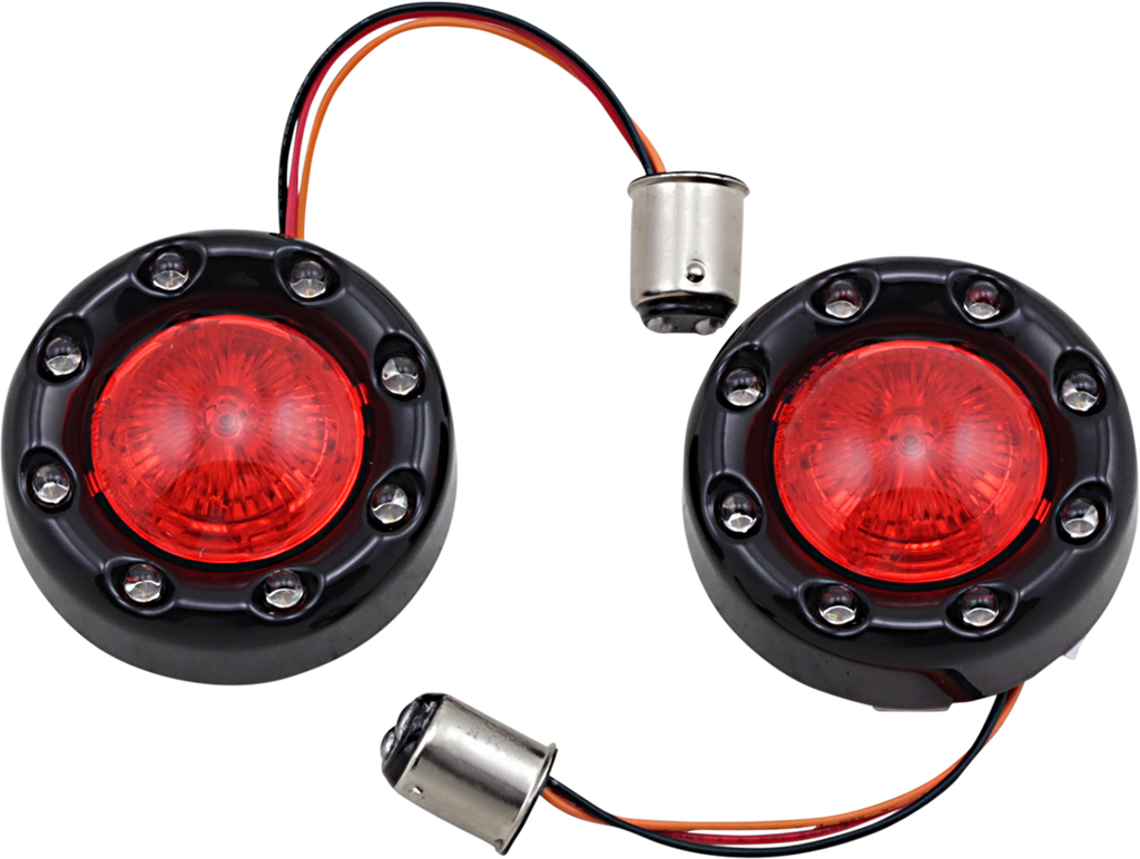 CUSTOM DYNAMICS Bullet Turn Signal 1157 - Chrome - Smoke Lens PB-BR-RR-57-CS — image 2