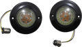 CUSTOM DYNAMICS ProBEAM® Dynamic Ringz® LED Turn Signal - Front - Black - Amber/White PB-FB-AW-1157BS — image 1