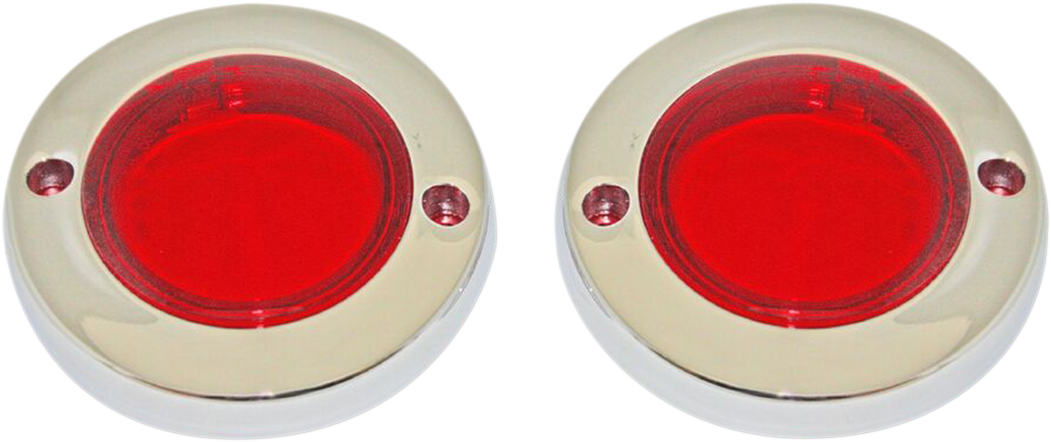 CUSTOM DYNAMICS ProBEAM® Flat Bezel Turn Signal Adapters - Black/Smoke PB-FLAT-BEZ-BS — image 2