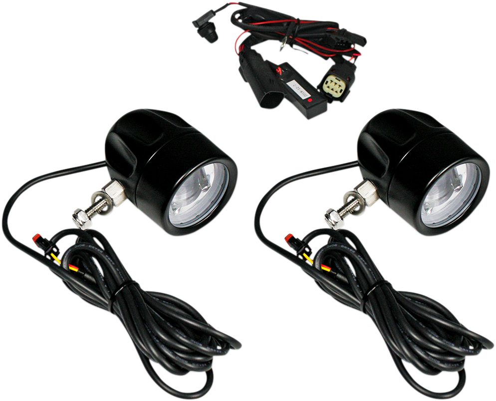CUSTOM DYNAMICS Fog Light - Black - Clear Lens PB-FOG-BCM-B — image 1