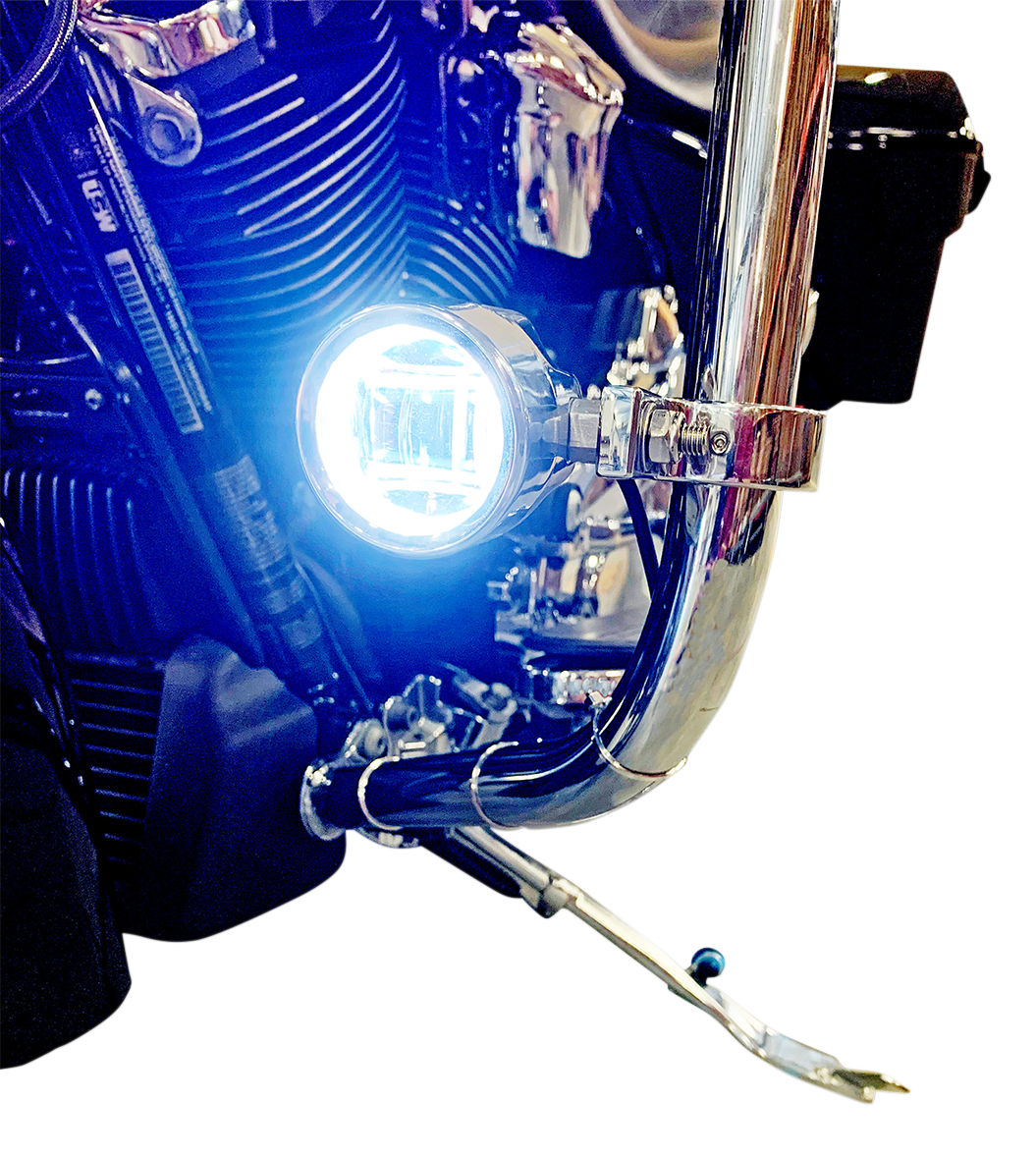 CUSTOM DYNAMICS Fog Light - Chrome - Clear Lens PB-FOG-BCM-C — image 2