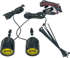 CUSTOM DYNAMICS Fog Light - Black - Yellow Lens PB-FOG-BCM-YB — image 1