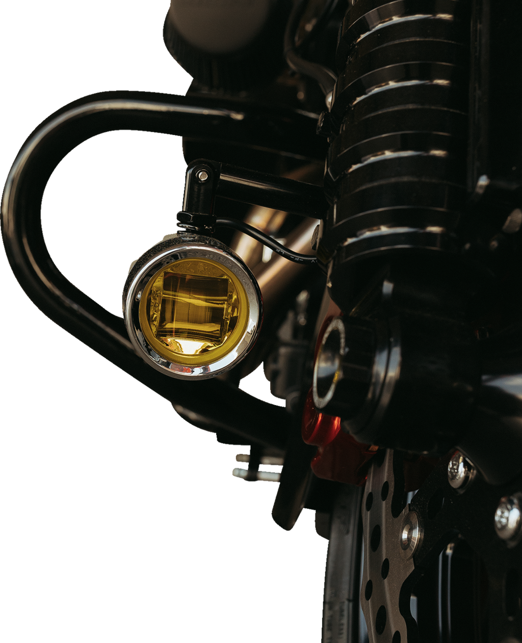 CUSTOM DYNAMICS Fog Light - Chrome - Yellow Lens PB-FOG-BCM-YC — image 2