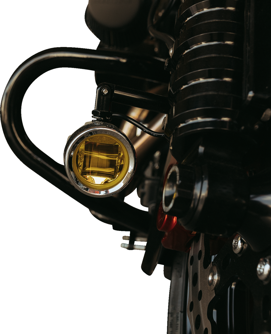 CUSTOM DYNAMICS Fog Light - Chrome - Yellow Lens PB-FOG-BCM-YC — image 2