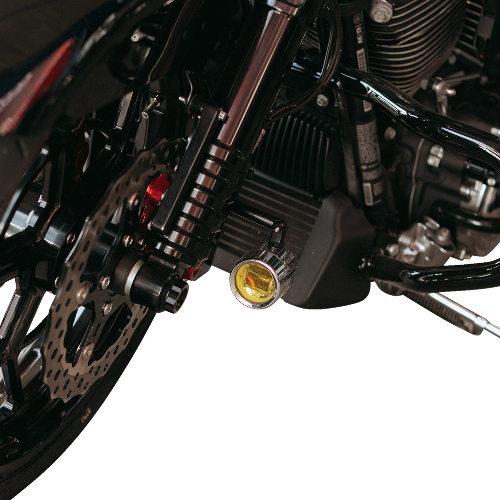 CUSTOM DYNAMICS Fog Light - Chrome - Yellow Lens PB-FOG-BCM-YC — image 3
