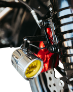 CUSTOM DYNAMICS Fog Light - Chrome - Yellow Lens PB-FOG-BCM-YC — image 5