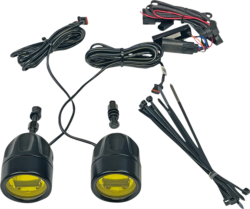 CUSTOM DYNAMICS Fog Light - Chrome - Yellow Lens PB-FOG-BCM-YC — image 7
