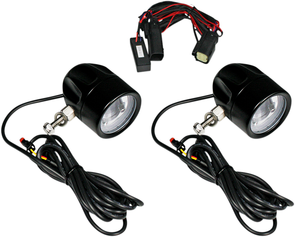 CUSTOM DYNAMICS Fog Light - Black - Clear Lens PB-FOG-SS6-B — image 1