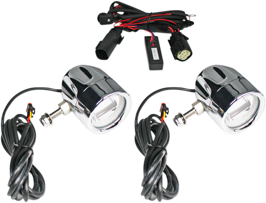 CUSTOM DYNAMICS Fog Light - Black - Clear Lens PB-FOG-SS6-B — image 3
