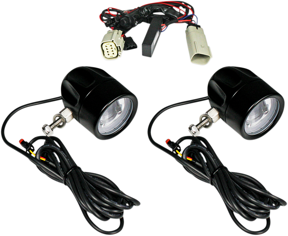 CUSTOM DYNAMICS Fog Light - Black - Clear Lens PB-FOG-TKE-B — image 1