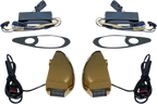 CUSTOM DYNAMICS Turn Signal - FLTR - Gold PB-RG-TS-15-G — image 1