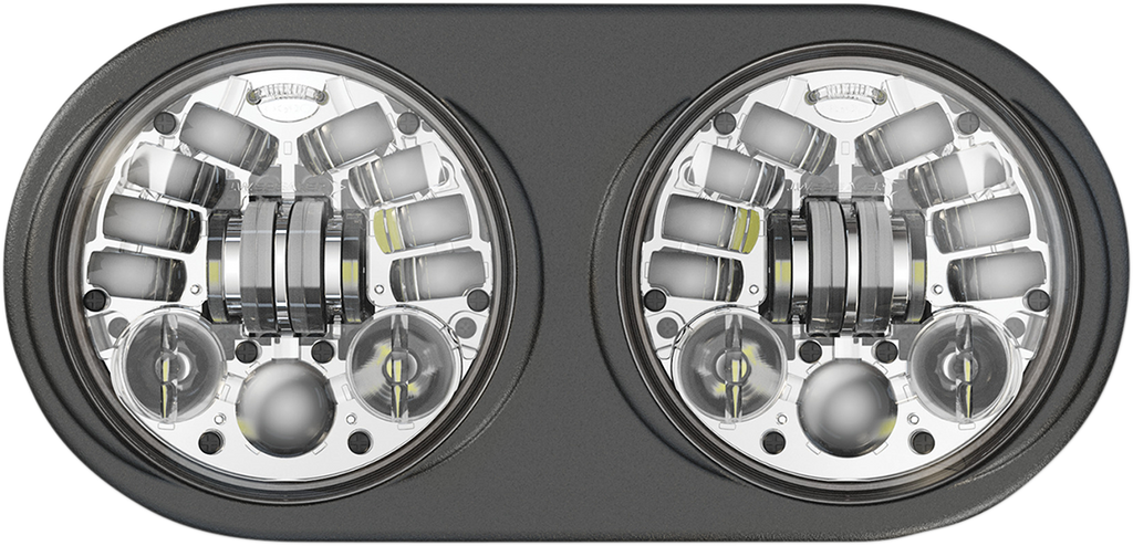 CUSTOM DYNAMICS Adaptive LED Headlight - Chrome - Black PB-RG13A-C — image 1