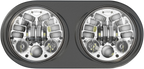 CUSTOM DYNAMICS Adaptive LED Headlight - Chrome - Black PB-RG13A-C — image 1