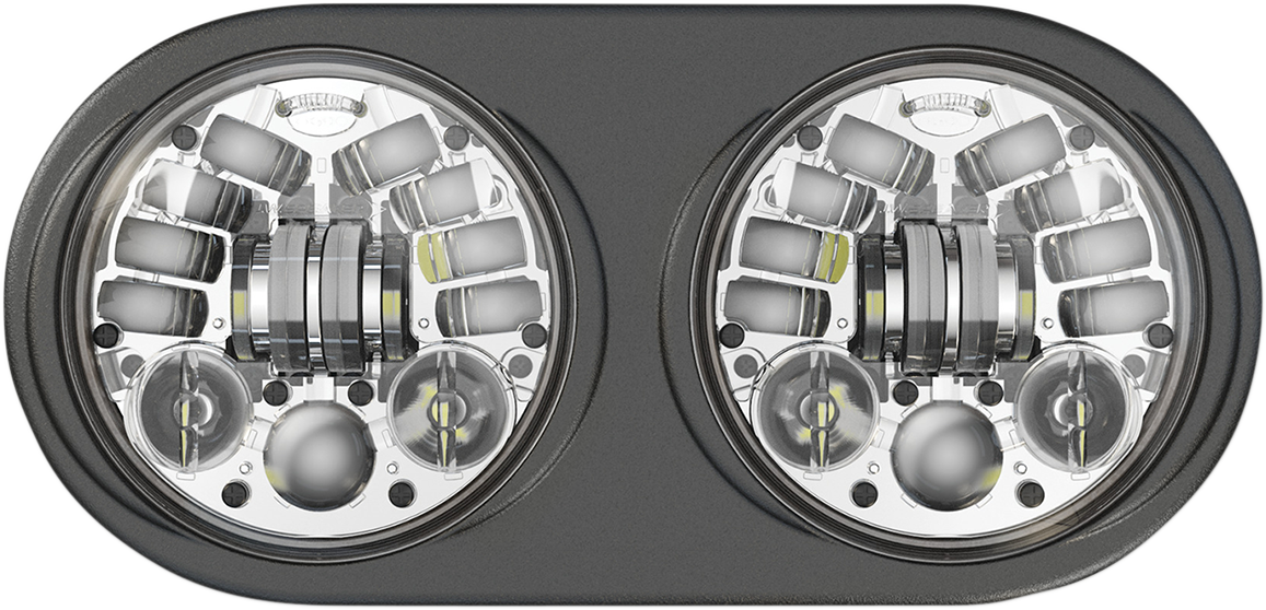 CUSTOM DYNAMICS Adaptive LED Headlight - Chrome - Black PB-RG13A-C — image 1