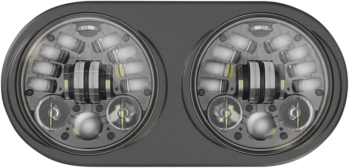 CUSTOM DYNAMICS Adaptive LED Headlight - Chrome - Black PB-RG13A-C — image 2