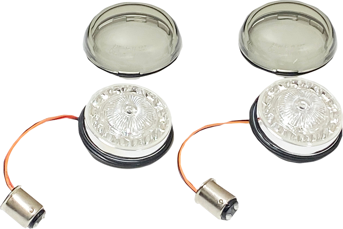 CUSTOM DYNAMICS Turn Signal Insert - Red/Smoke PB-RR-57-S — image 1