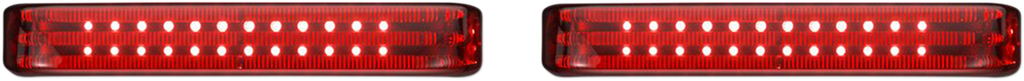 CUSTOM DYNAMICS Saddlebag Lights - SS6 - Black/Red PB-SB-SS6-BR — image 1