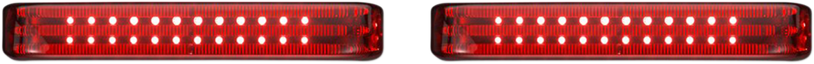 CUSTOM DYNAMICS Saddlebag Lights - SS6 - Black/Red PB-SB-SS6-BR — image 1