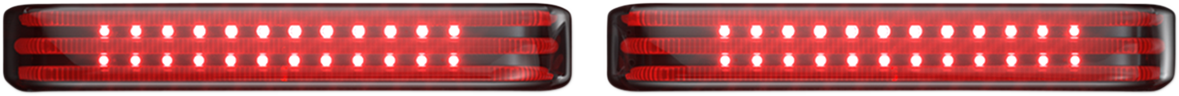 CUSTOM DYNAMICS Saddlebag Lights - SS6 - Black/Smoke PB-SB-SS6-BS — image 1
