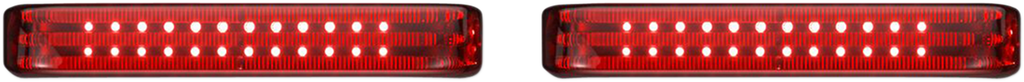 CUSTOM DYNAMICS Saddlebag LED Lights - Sequential - Black/Red PB-SBSEQ-BCM-BR — image 1