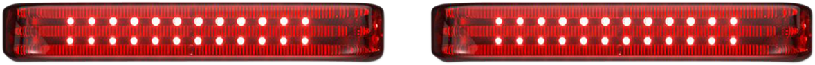 CUSTOM DYNAMICS Saddlebag LED Lights - Sequential - Black/Red PB-SBSEQ-BCM-BR — image 1