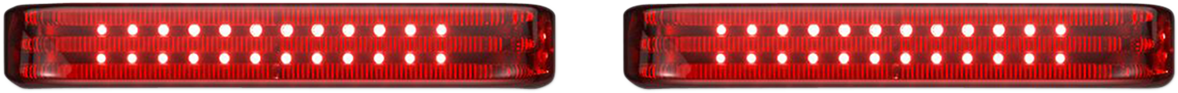 CUSTOM DYNAMICS Saddlebag LED Lights - Sequential - Chrome/Red PB-SBSEQ-BCM-CR — image 1