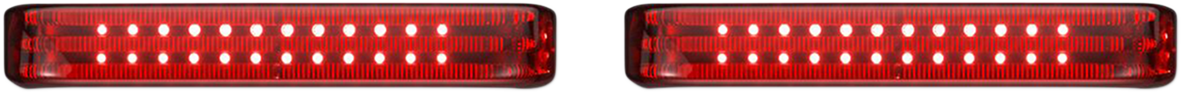 CUSTOM DYNAMICS Saddlebag LED Lights - Sequential - Chrome/Red PB-SBSEQ-HD-CR — image 1