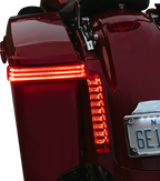CUSTOM DYNAMICS Saddlebag LED Lights - Sequential - Chrome/Red PB-SBSEQ-HD-CR — image 3