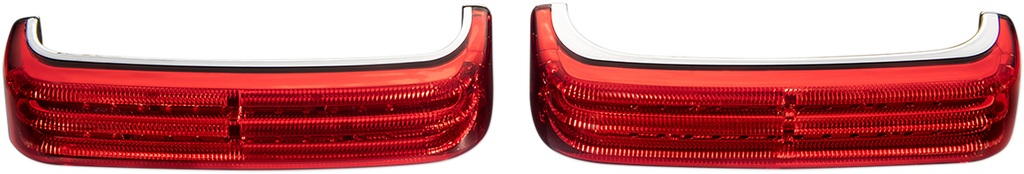 CUSTOM DYNAMICS Saddlebag LED Lights - Sequential - Chrome/Red PB-SBSEQ-SS6-CR — image 3