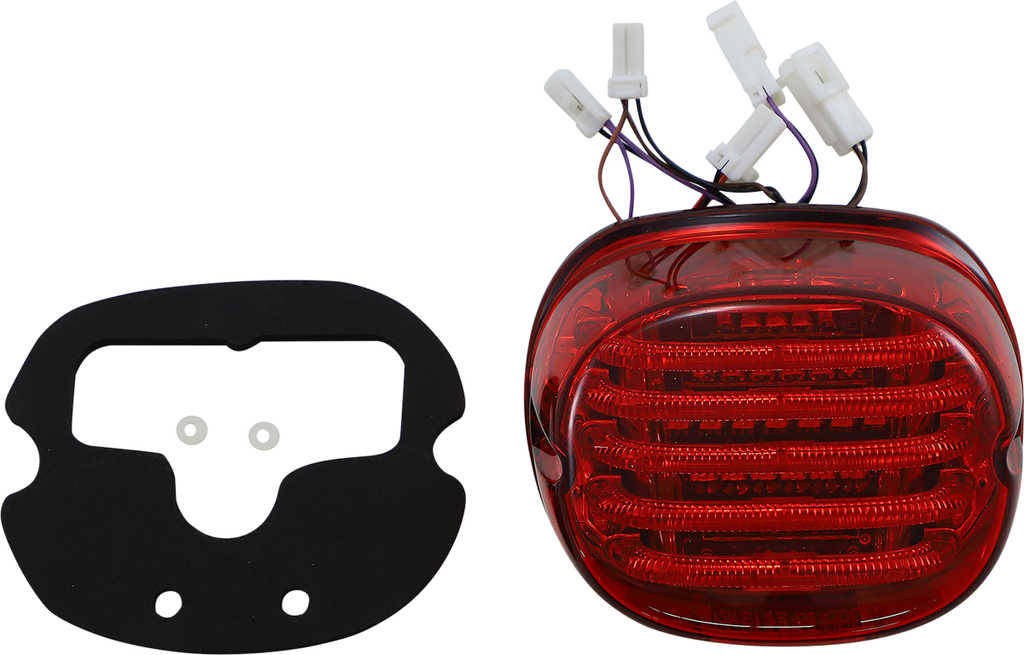 CUSTOM DYNAMICS Taillight/Turn Signal - Bottom Window - Red Lens PB-TL-INT-BW-R — image 2