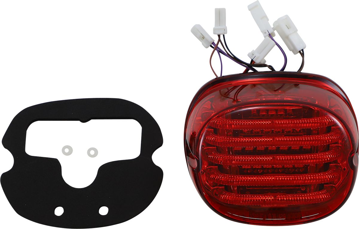 CUSTOM DYNAMICS Taillight/Turn Signal - Bottom Window - Red Lens PB-TL-INT-BW-R — image 2