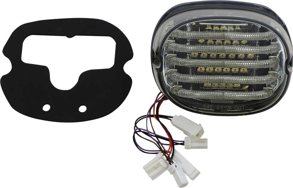 CUSTOM DYNAMICS Taillight/Turn Signal - Bottom Window - Smoke Lens PB-TL-INT-BW-S — image 2