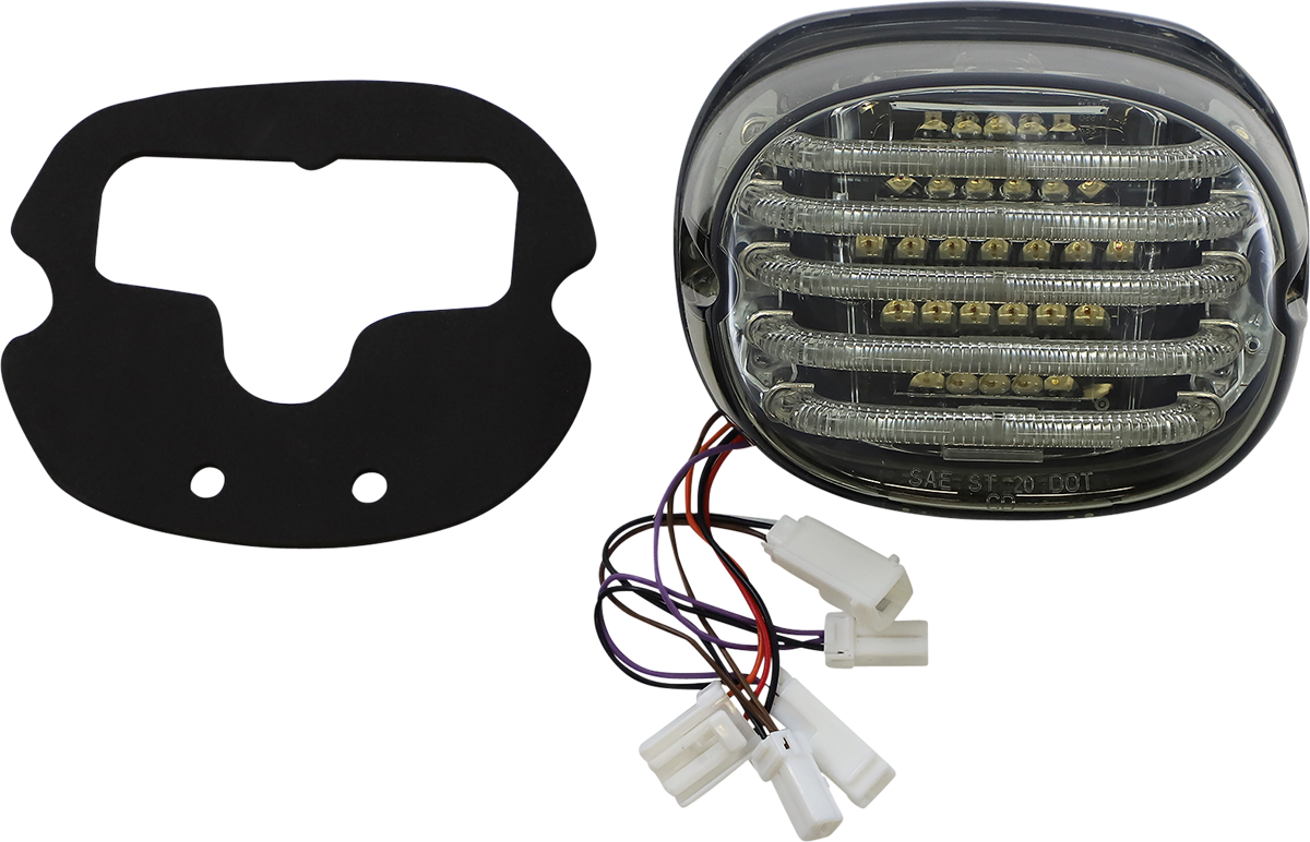 CUSTOM DYNAMICS Taillight/Turn Signal - Bottom Window - Smoke Lens PB-TL-INT-BW-S — image 2