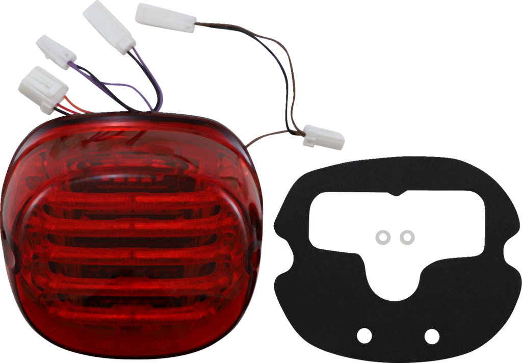CUSTOM DYNAMICS Taillight/Turn Signal - Red Lens PB-TL-INT-NW-R — image 1