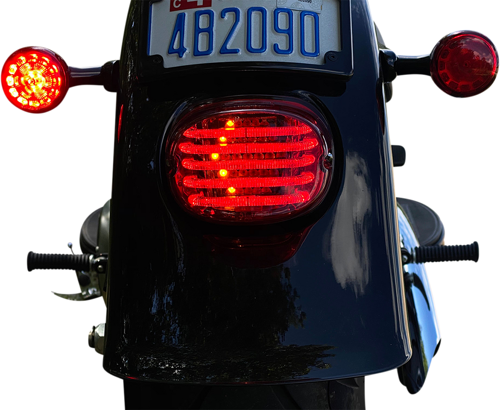 CUSTOM DYNAMICS Taillight/Turn Signal - Top Window - Red Lens PB-TL-INT-TW-R — image 1