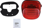 CUSTOM DYNAMICS Taillight - with Bottom License Plate Illumination Window - Red PB-TL-LPBW-R — image 1