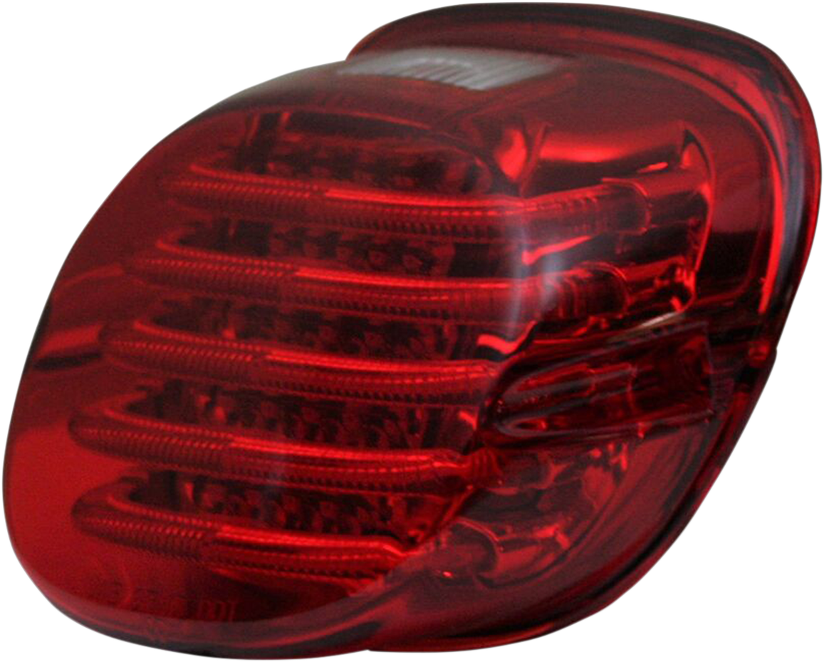 CUSTOM DYNAMICS Taillight - with Bottom License Plate Illumination Window - Red PB-TL-LPBW-R — image 4