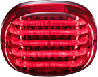 CUSTOM DYNAMICS Taillight - without License Plate Illumination Window - Red PB-TL-SB-R — image 1