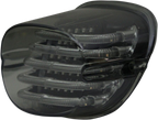 CUSTOM DYNAMICS Taillight - without License Plate Illumination Window - Smoke PB-TL-SB-S — image 1