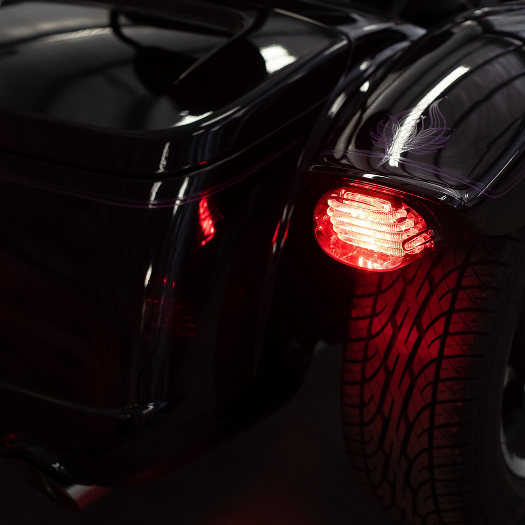 CUSTOM DYNAMICS Taillight - without License Plate Illumination Window - Smoke PB-TL-SB-S — image 2