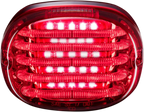CUSTOM DYNAMICS Taillight - with License Plate Illumination Window - Red PB-TL-SBW-R — image 1