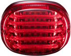 CUSTOM DYNAMICS Taillight - with License Plate Illumination Window - Red PB-TL-SBW-R — image 2