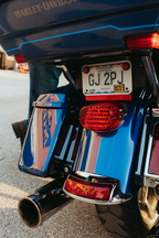 CUSTOM DYNAMICS Taillight - with License Plate Illumination Window - Red PB-TL-SBW-R — image 3